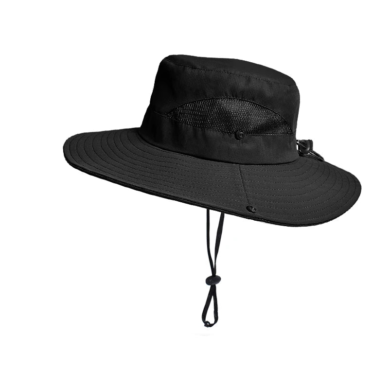 Outdoor Fishing Mountaineering Fisherman Hat Breathable Large Brim Sun Hat