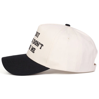 Unisex My Dui Charges Letter Embroidery Baseball Caps Spring Autumn