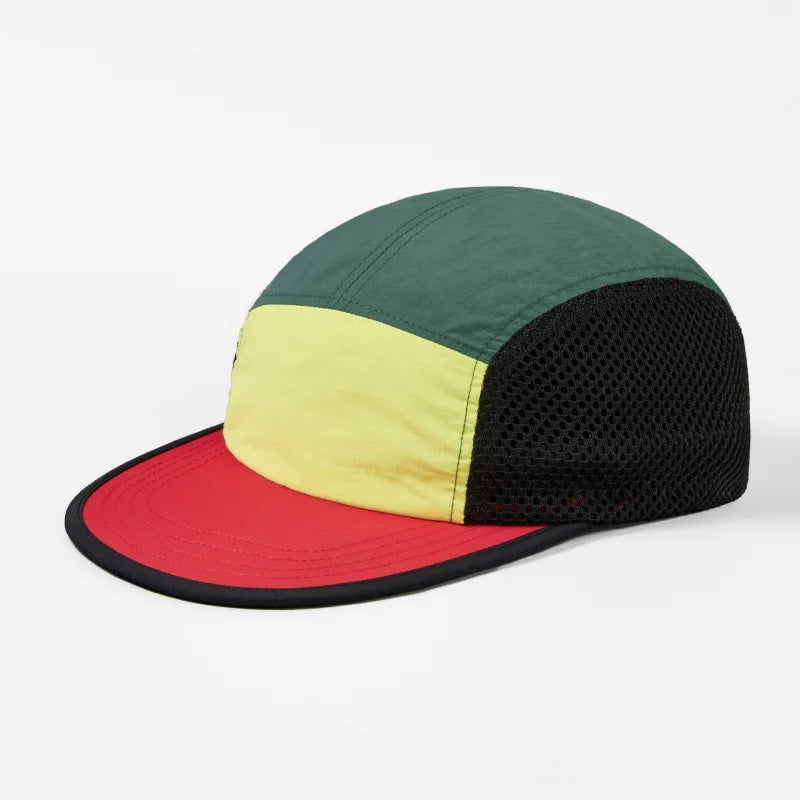 Ultralight 5 Panel Mesh Cap Dry Quick Breathable Running Cap