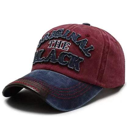 Water Wash Embroidery Baseball Caps
