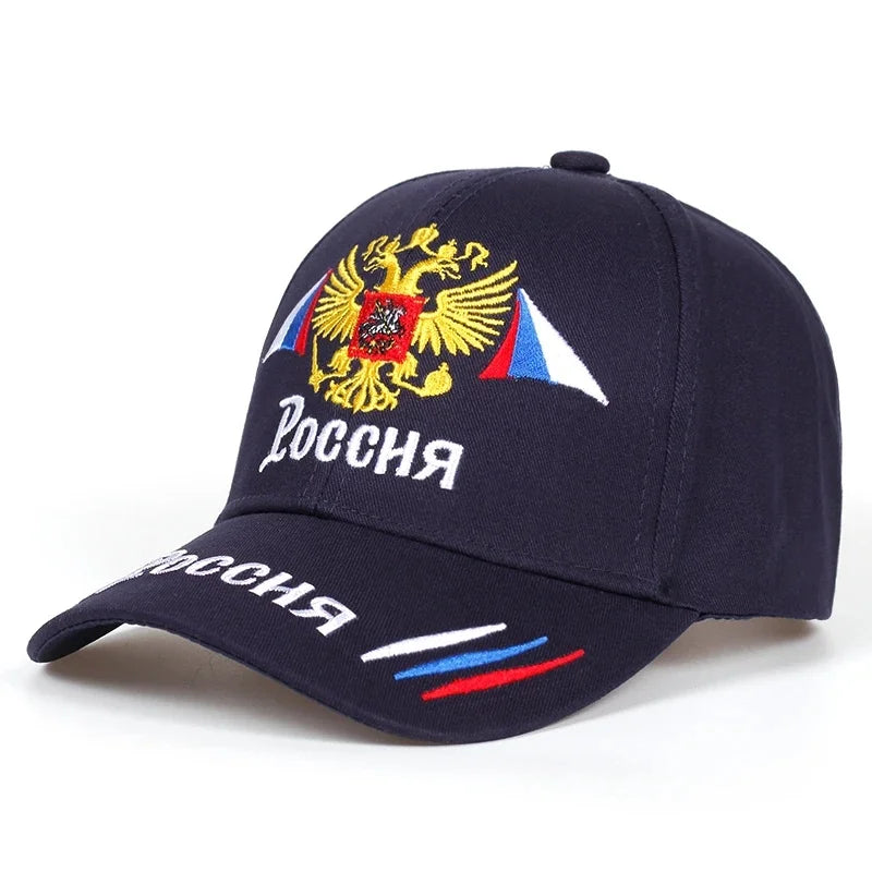 Russia Baseball Caps Russia Badge Embroidery Golf Caps