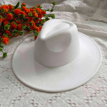 Vegan Suede Fedora Rancher Hats Blank Hats