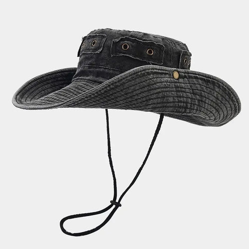Four Seasons Cotton Solid Bucket Hat Fisherman Hat