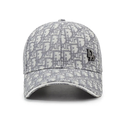Versatile Korean Style Full Letter Baseball Cap Unisex Trendy Duckbill Casual Retro