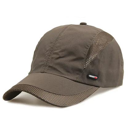 Summer Brand For Men Sports Running Sweat Baseball Cap Male Canada Golf Quick Dry Women Kpop Solid Snapback Bone Mesh Hat