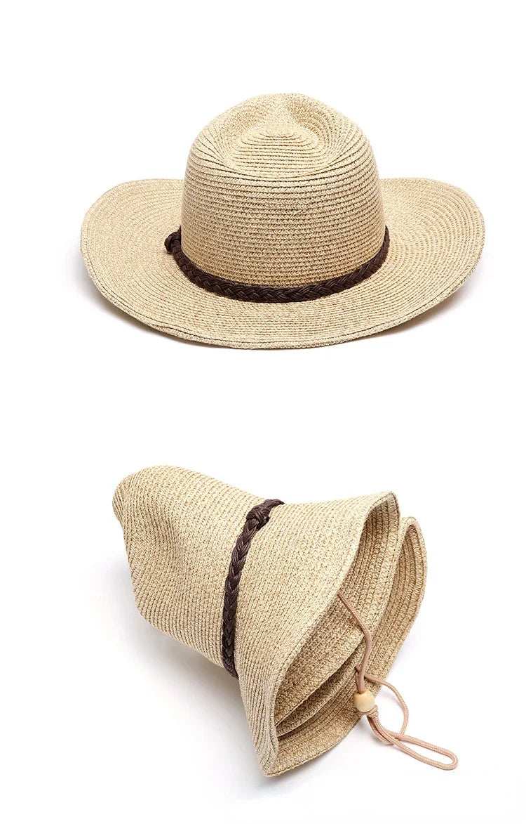 New XL Big Size 62cm Panama Jazz Straw Hat