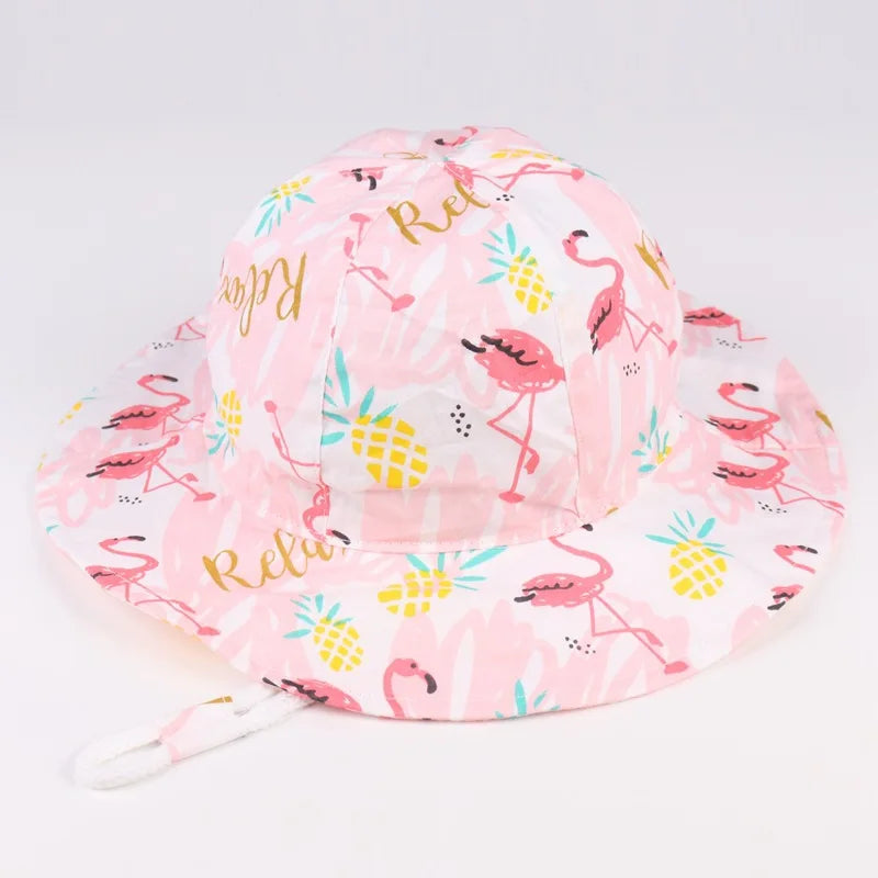 Children Panama Hat Spring Summer Baby Fisherman Hat For Boys Girls Bucket Hats