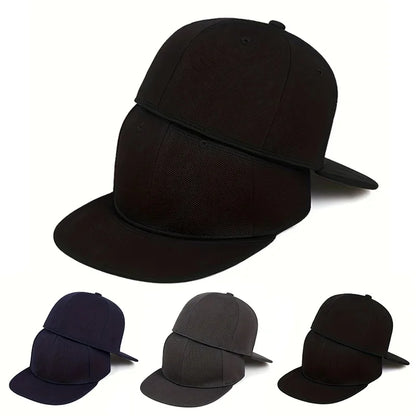 Not Adjustable Back Closed Snapback Caps Men Quality Hip Hop Fitted Hats Adult Solid Color Baseball Hats