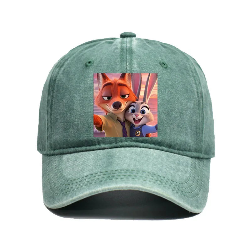 Cartoon Zootopia Three-toedSloth Baseball Cap