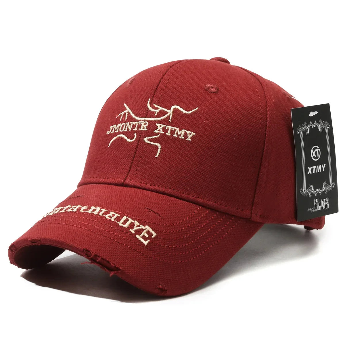 Korean Style Structured Baseball Cap Hard Crown Unisex Summer