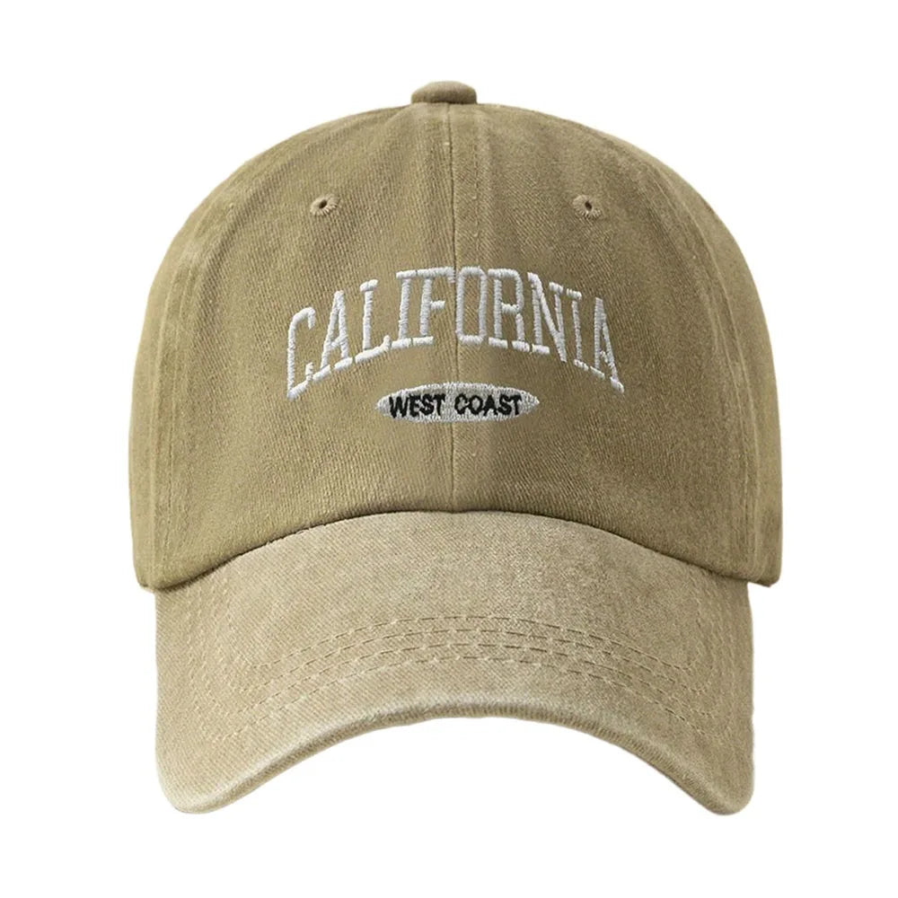 "California West Coast" Embroidered Baseball Cap Unisex