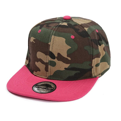 Color-Blocked Flat-Brim Baseball Cap Versatile Sunshade And Sun Protection Hat