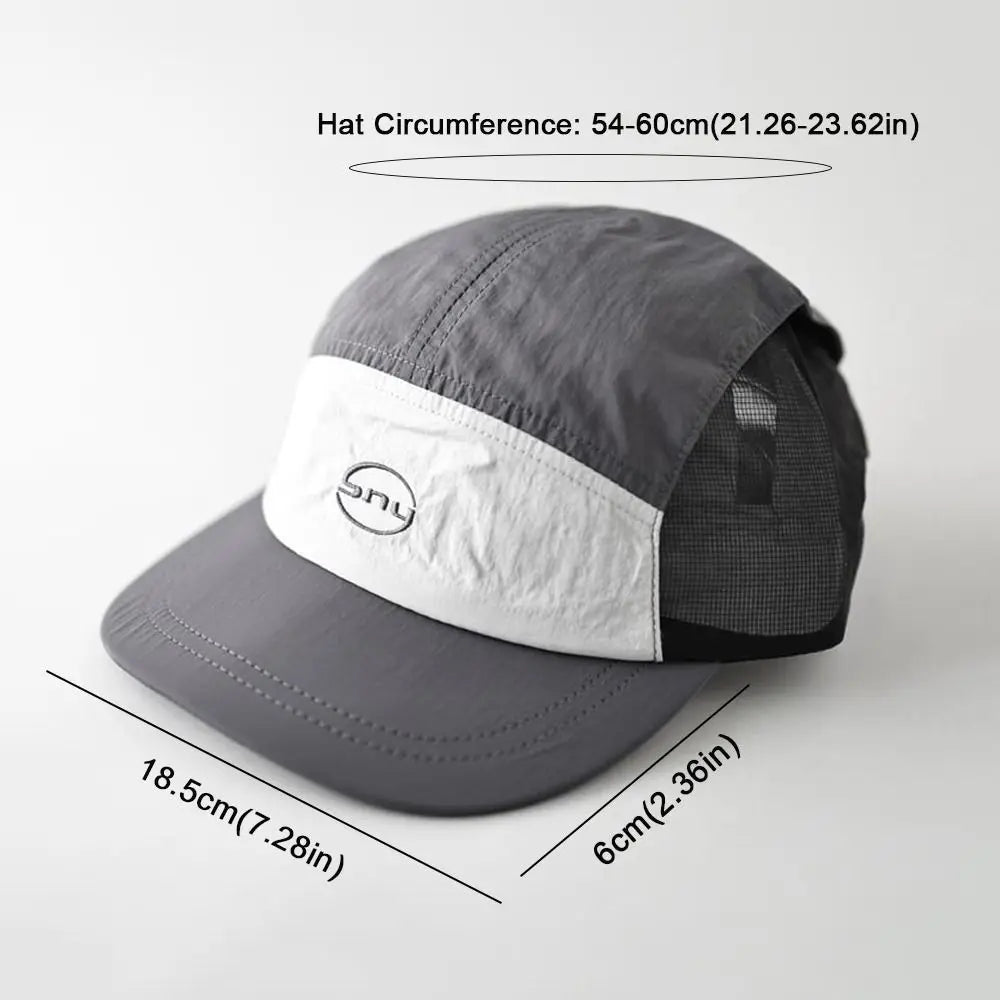 Sunshade Mesh Baseball Hats Letter Embroidery Quick Drying Sun Visor Cap