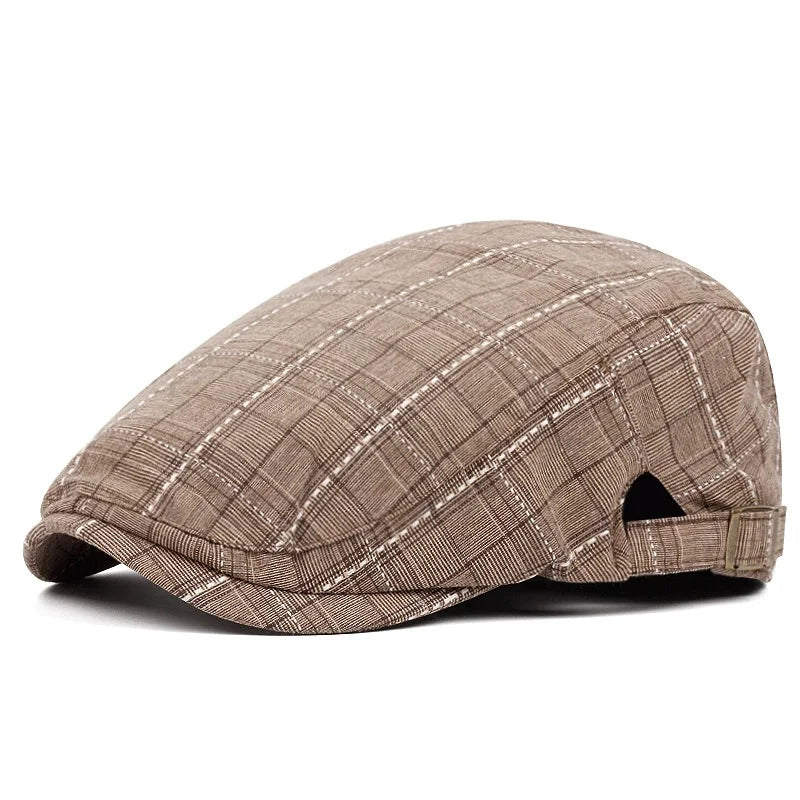 Thin Breathable Cap Men's British Retro Beret