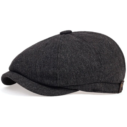 Retro Newsboy Caps Men Octagonal Hats British Painters Hats