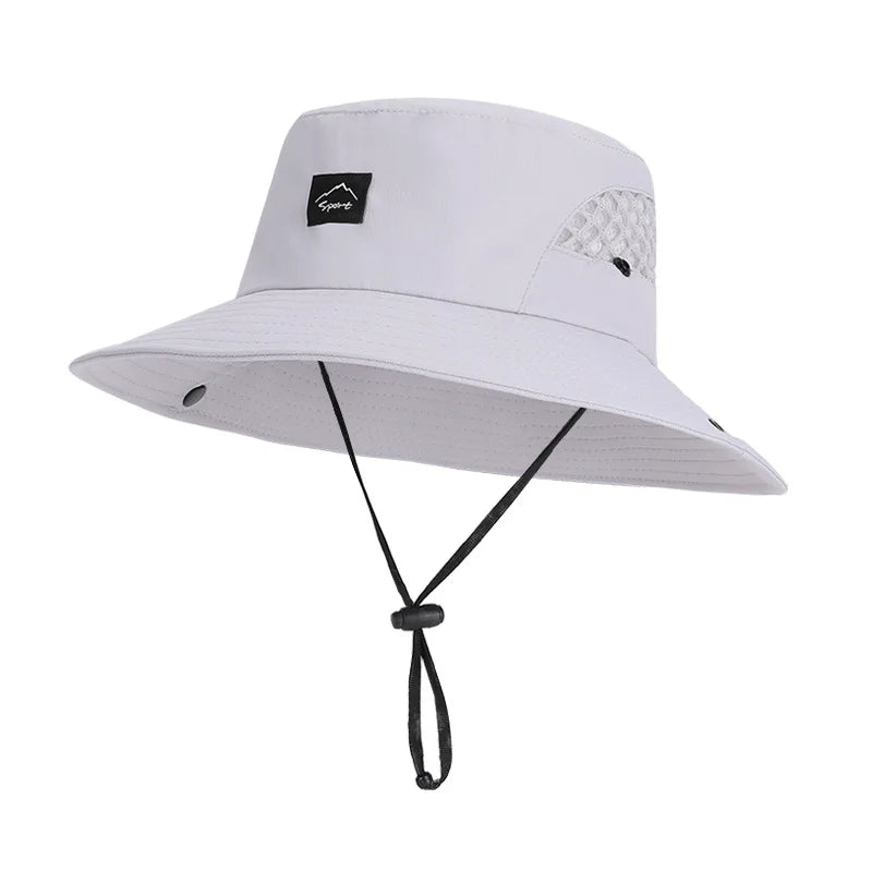 Summer Men's Breathable FIsherman Hat Outdoor Fishing Travel Cap Male Climbing Bucket Hats For Men