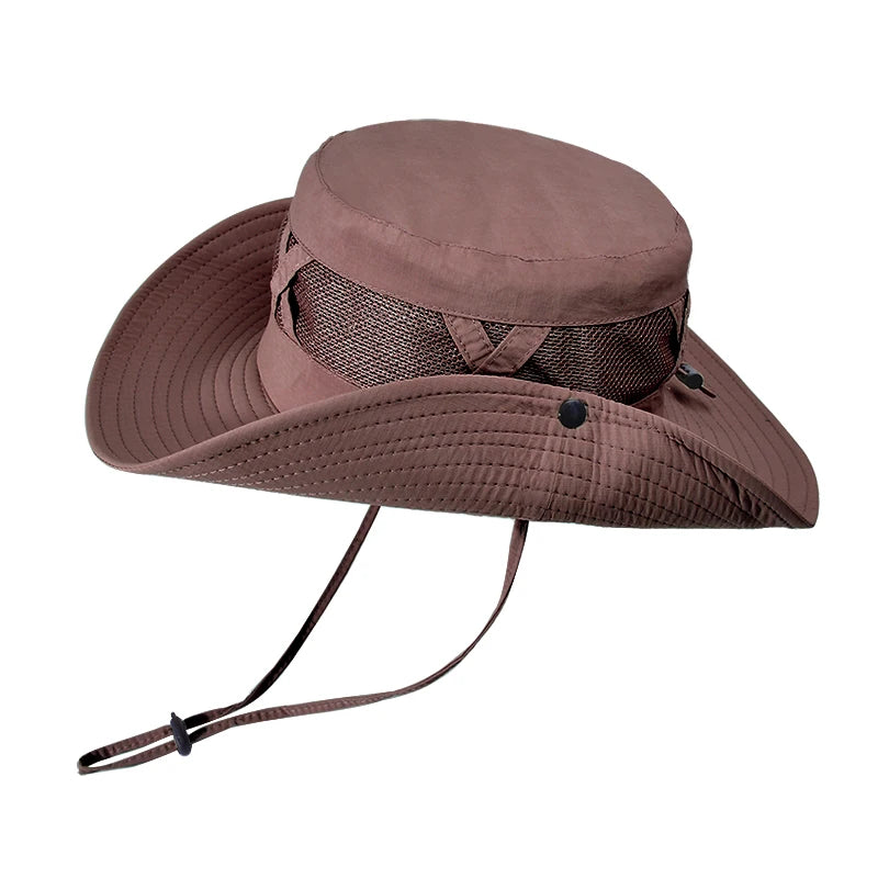 Breathable Sunshade Fisherman Hat Men's Sunscreen Sun Hat Fishing Hat