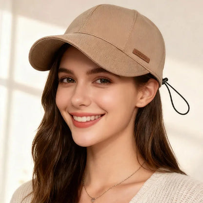 Fashionable Wide-Brim Visor Cap For Sun Protection
