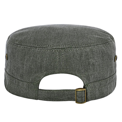Men Women Cotton Twill Army Cap