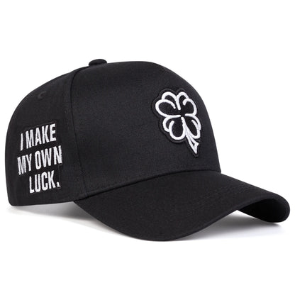 Unisex Clover Embroidery Baseball Net Caps Spring and Summer