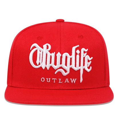 Fashion Fastball Cap Thuglife Embroidery Hiphop Baseball Cap