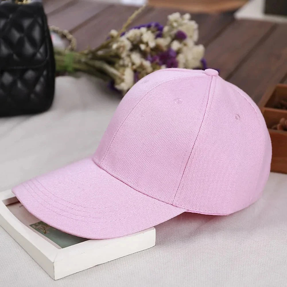 Fashion Retro Solid Color Men and Women Universal Baseball Cap