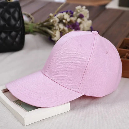 Fashion Retro Solid Color Men and Women Universal Baseball Cap