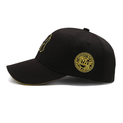 Duck Tongue Hat Unisex Couple Letter MY Embroidered Casual Baseball Hat Fashion Sports Cap