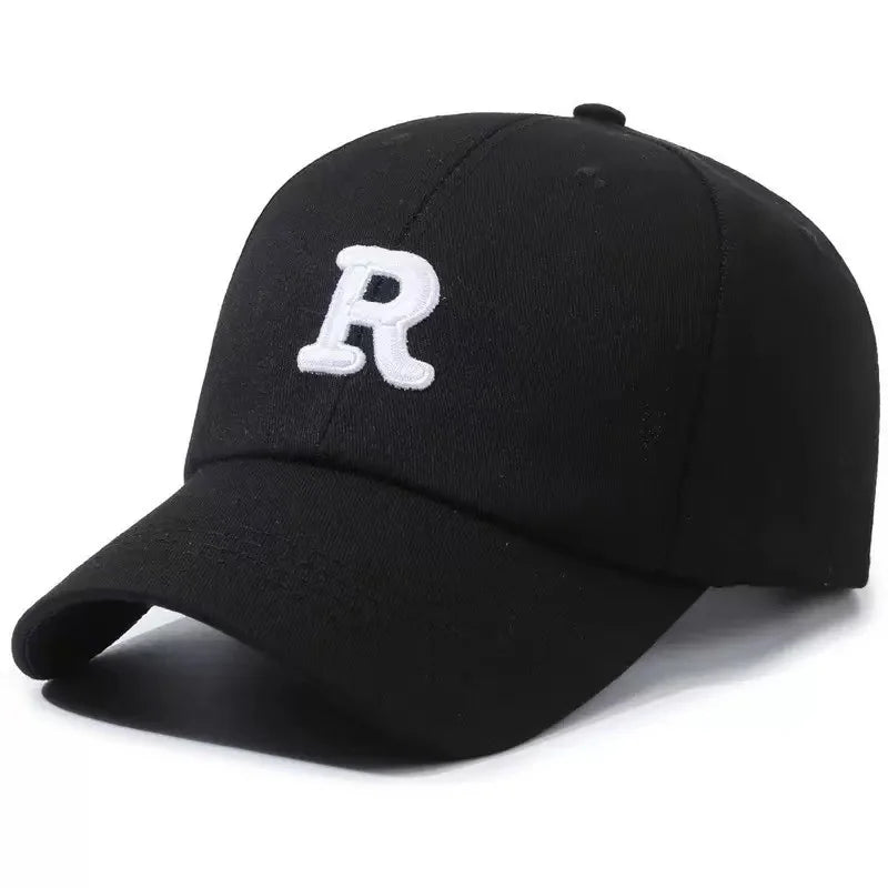 Letter Print Summer Slimming and Face Small Big Head Circumference Duckbill Cap Versatile Soft Top Baseball Hat