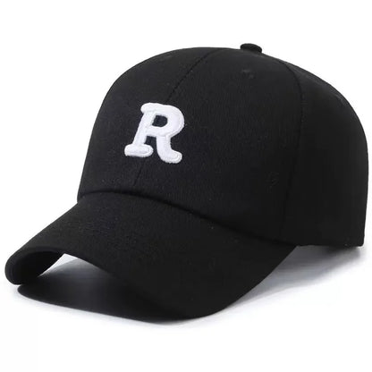 Letter Print Summer Slimming and Face Small Big Head Circumference Duckbill Cap Versatile Soft Top Baseball Hat