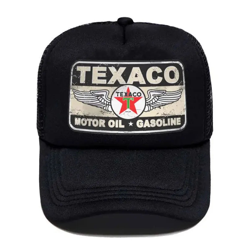 Punk Unisex Vintage Texaco Sign Baseball Cap for Men Women