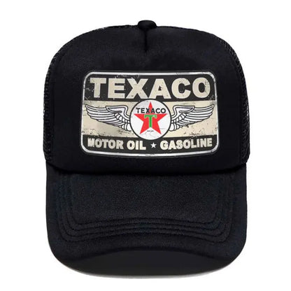 Punk Unisex Vintage Texaco Sign Baseball Cap for Men Women