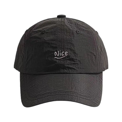 Quick Dry Plaid Baseball Cap Embroidery Plaid Hats