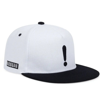 Exclamation Point Embroidery Baseball Cap Men Women Hip Hop Hat Summer