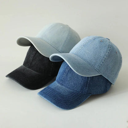 2026 Trending Retro Washed Denim Baseball Cap