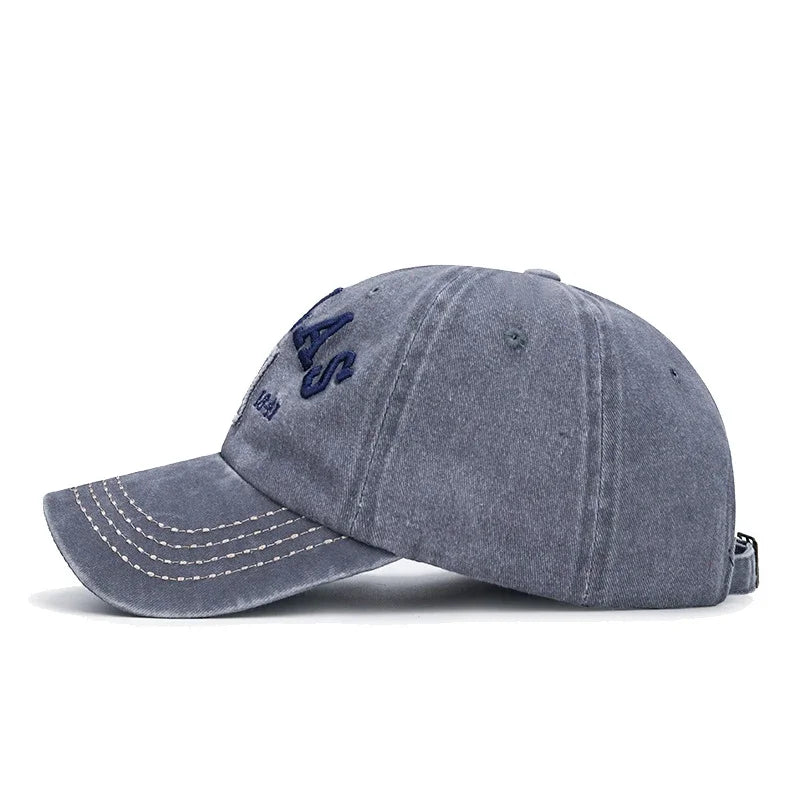 4 Colors Unisex Dallas 3D Embroidered Baseball Cap Snapback Caps