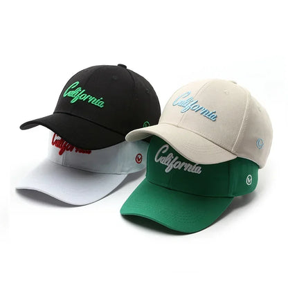 Mens Baseball Cap 3d California Embroidery Dad Hat