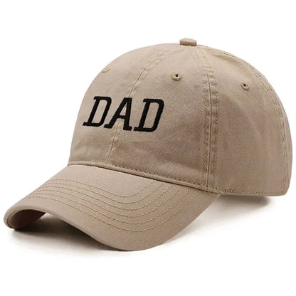 DAD MOM Embroidery Pure Cotton Baseball Cap Fashion Sport Golf Caps Sun Hat