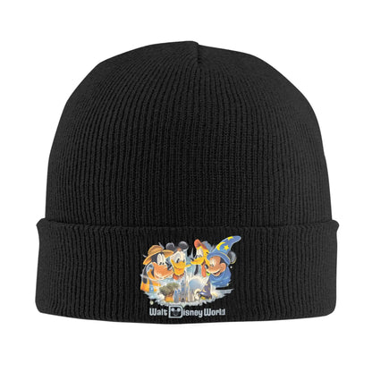 Minnie Mouse Mickey Knitted Caps For Women Men Beanie Winter Hats