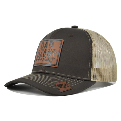 Spring Summer Leather Mesh Baseball Cap Men Women