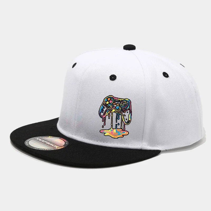 1PC Two - Color Block Hip - Hop Cap for Men and Women Snapback Cap