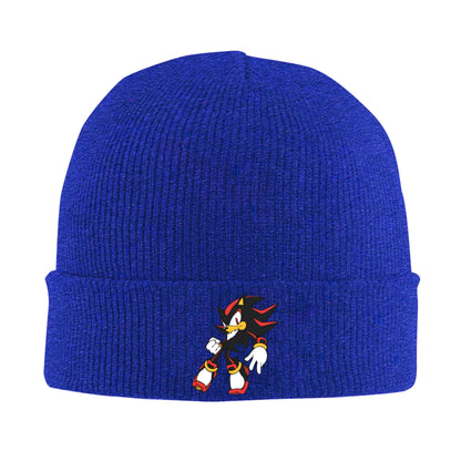 Shadow The Hedgehogs Knit Hat Beanies Autumn Winter Hat