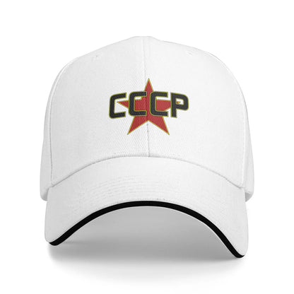 Russian USSR CCCP Creative Birthday Gifts Streetwear Red Star Hiking Baseball Caps Man Hip Hop Trucker Cap