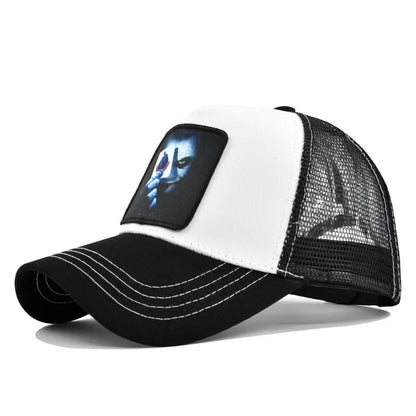 Snapback Caps Summer Breathable Baseball Cap Patch Embroidery Bones Unisex Hip Hop Hats