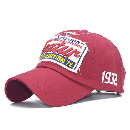 New Men Baseball Cap Letter Embroidery Summer Fashion Cotton Women