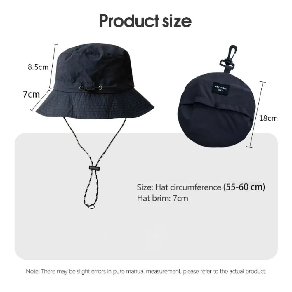 Summer Sun Protection Waterproof Bucket Hat