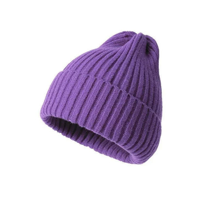 New Beanie Winter For Women Men Boys Girls Crochet Hat Solid Color Unisex