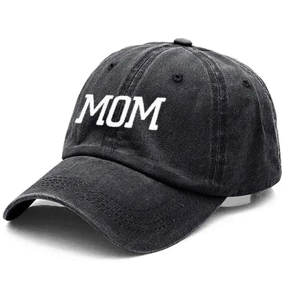 DAD MOM Embroidery Pure Cotton Baseball Cap Fashion Sport Golf Caps Sun Hat