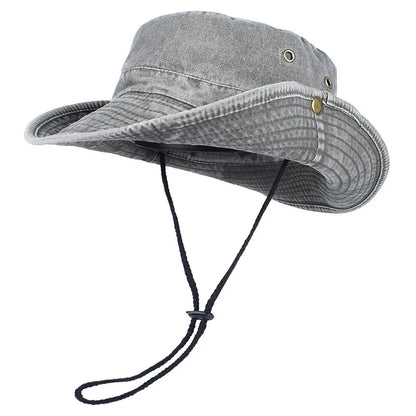Summer Bucket Hats 2026 Outdoor Sun Hat Woman Solid Cotton