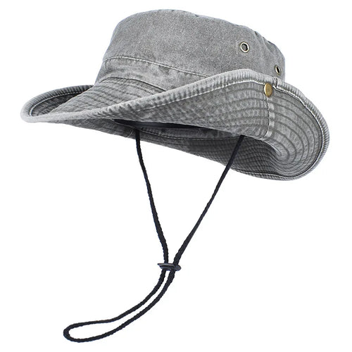 Summer Bucket Hats 2026 Outdoor Sun Hat Woman Solid Cotton